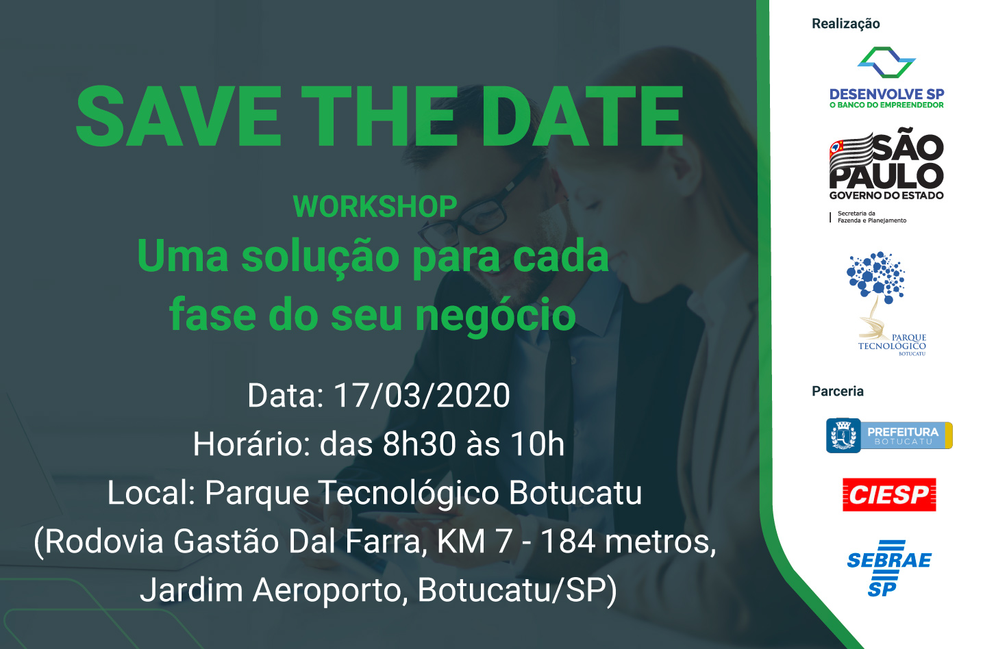 DESENVOLVE SP - WOKSHOP 2020