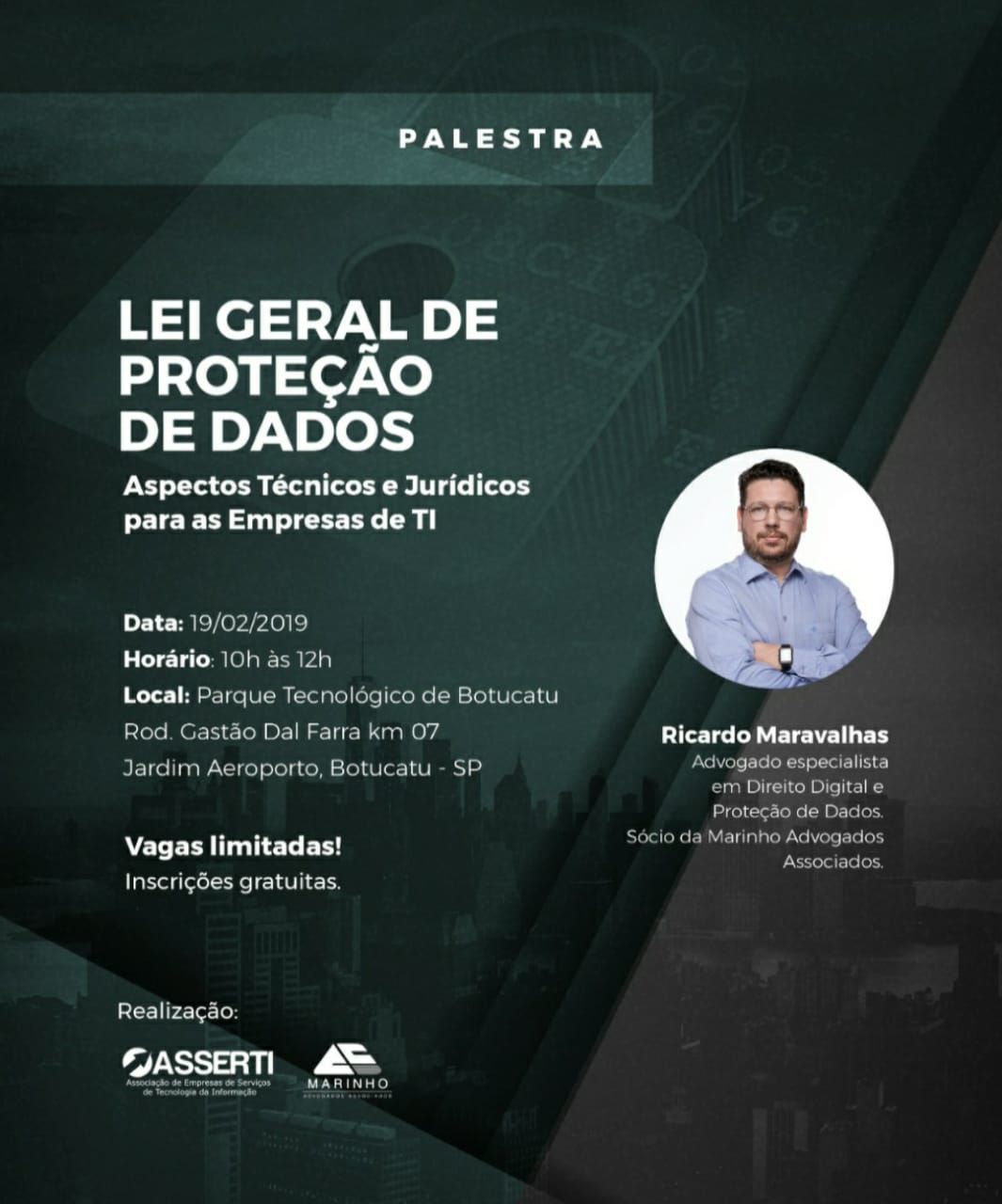 PALESTRA LEI GERAL PROTEÇÃO DE DADOS  - RICARDO MARAVALHAS