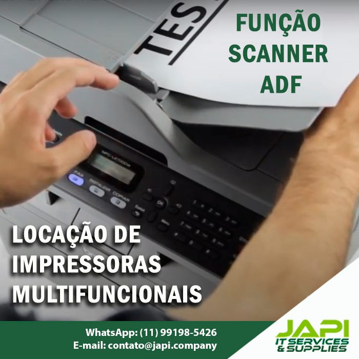 LOCAÇÃO DE IMPRESSORAS MULTIFUNCIONAIS