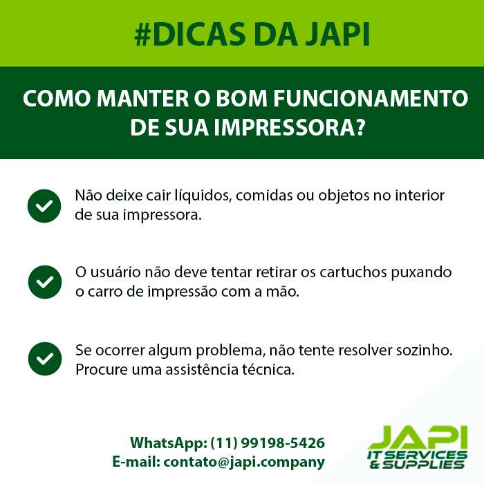 DICAS IMPRESSORAS