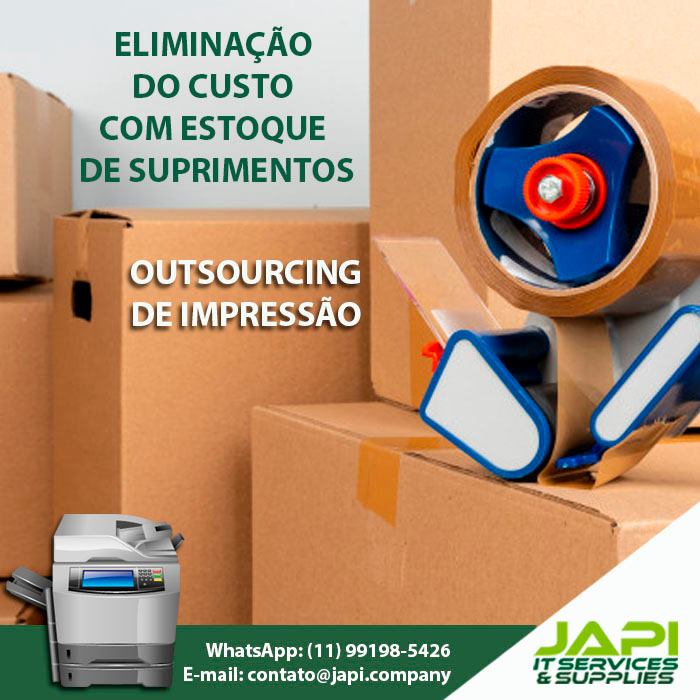 ELIMINAÇÃO DO CUSTO COM ESTOQUE