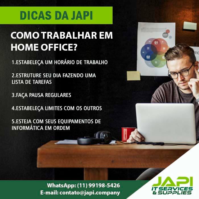 DICAS DA JAPI HOME OFFICE