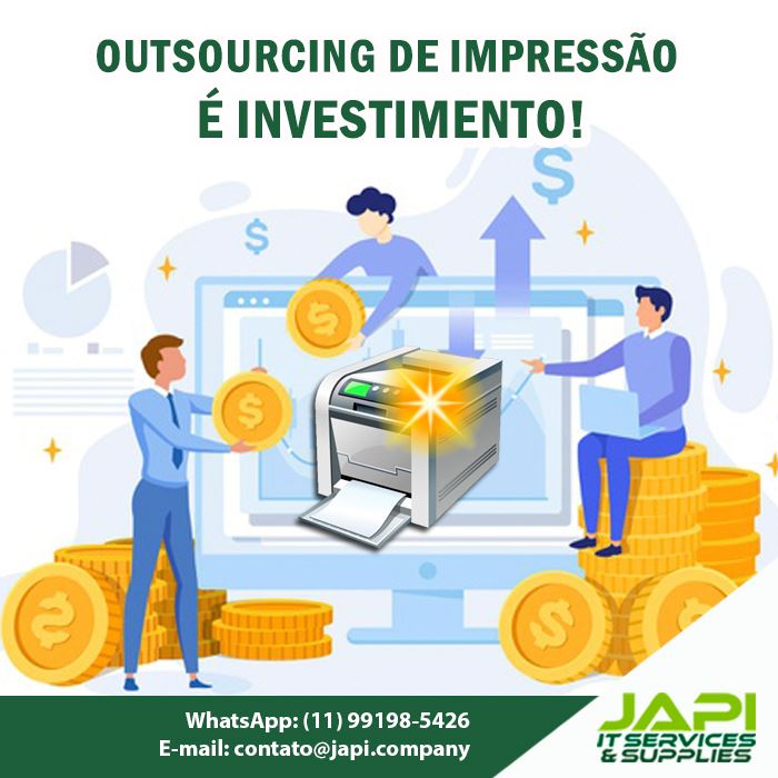 OUTSORCING DE IMPRESSÃO INVESTIMENTO