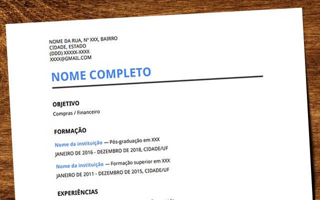 Como criar um currículo simples e eficiente. em Tietê, SP - Solutudo - O  maior guia de empresas do Brasil