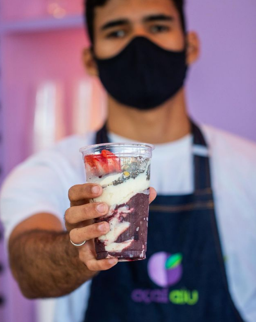 print açaí no copo