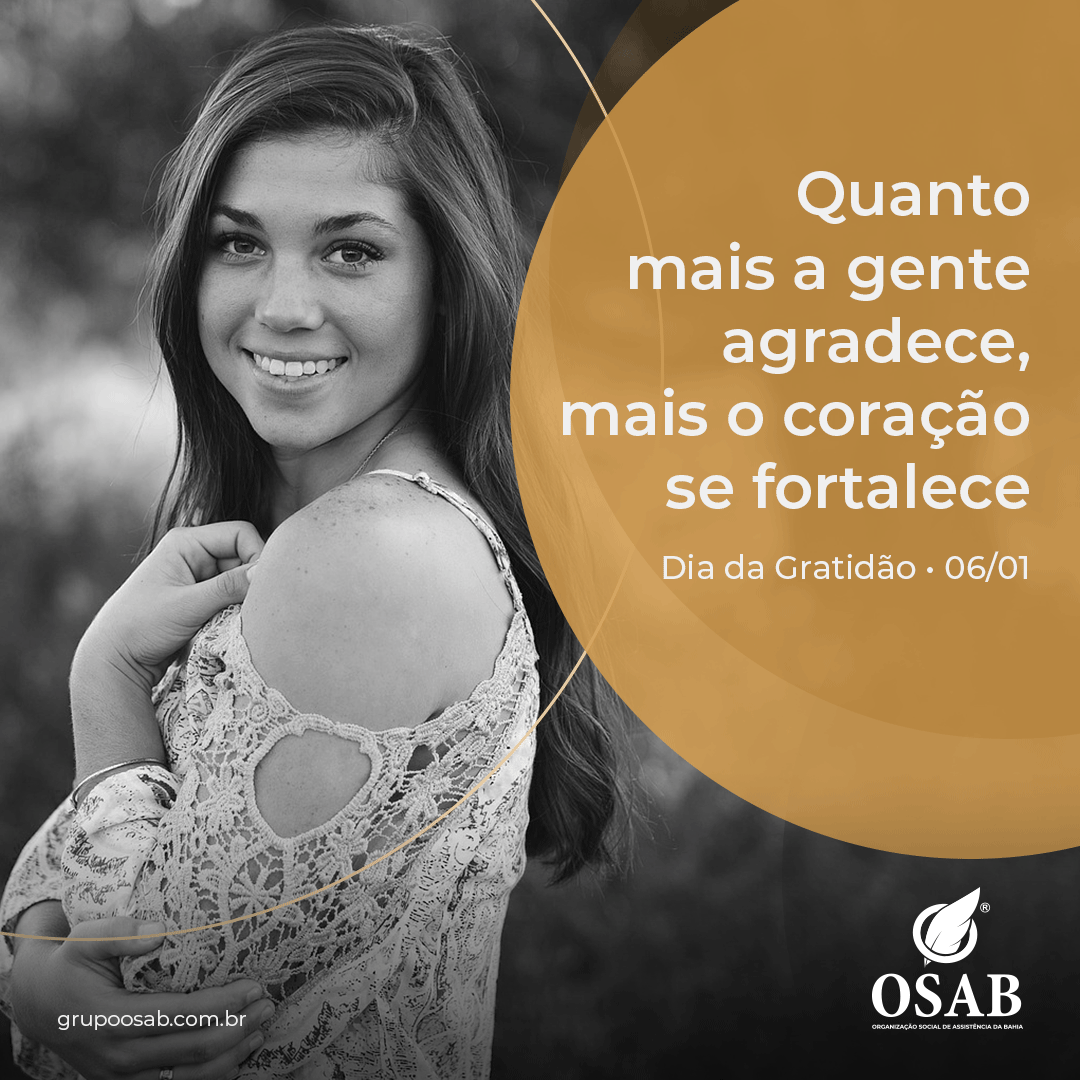 DIA DA GRATIDÃO - OSAB DIA DA GRATIDÃO - OSAB