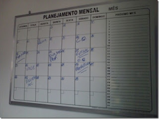 Planejamento é questão de prioridade e organização.