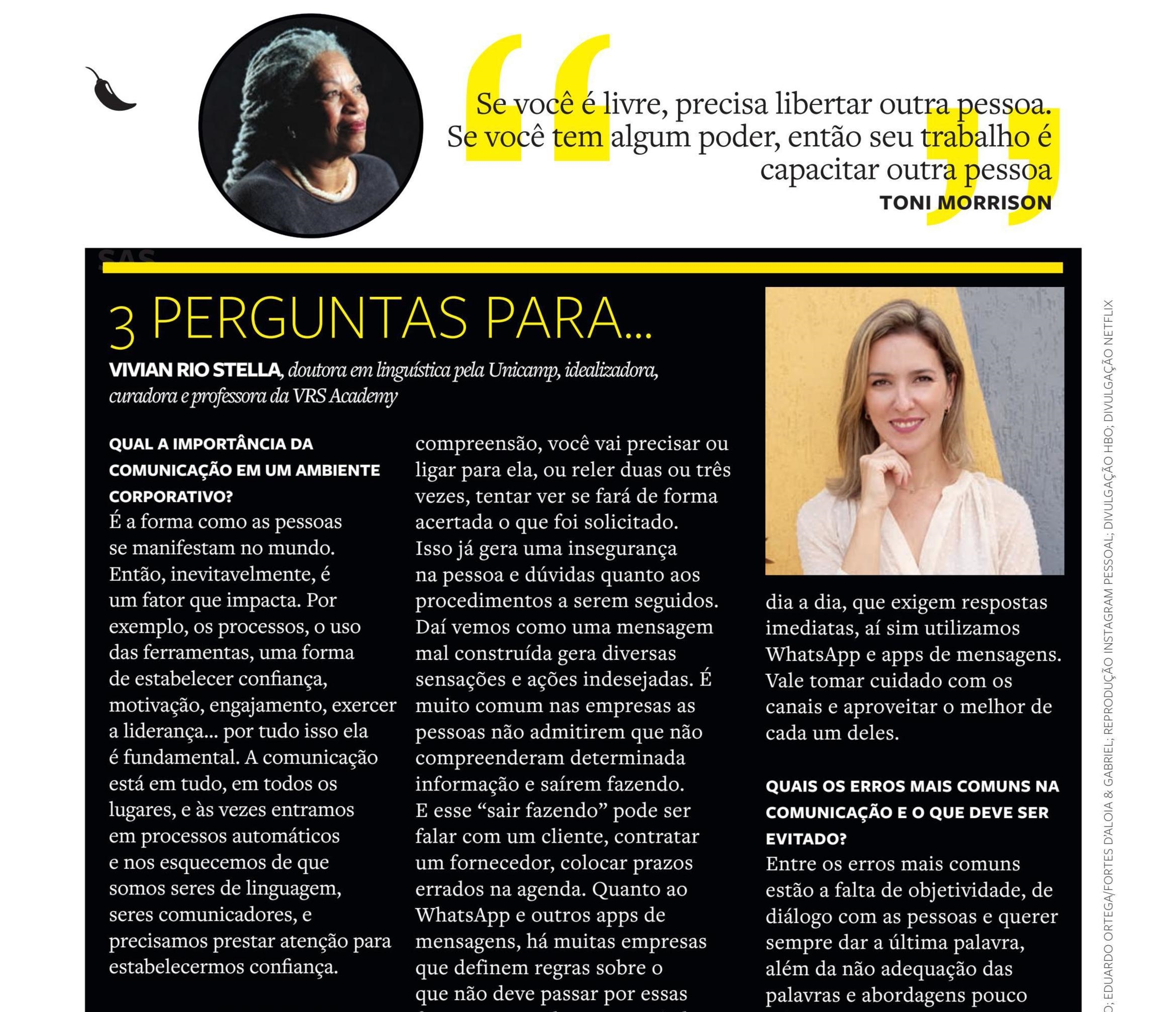 3 perguntas de Joyce Pascowitch para Vivi Rio Stella - Revista Poder 3 perguntas de Joyce Pascowitch para Vivi Rio Stella - Revista Poder