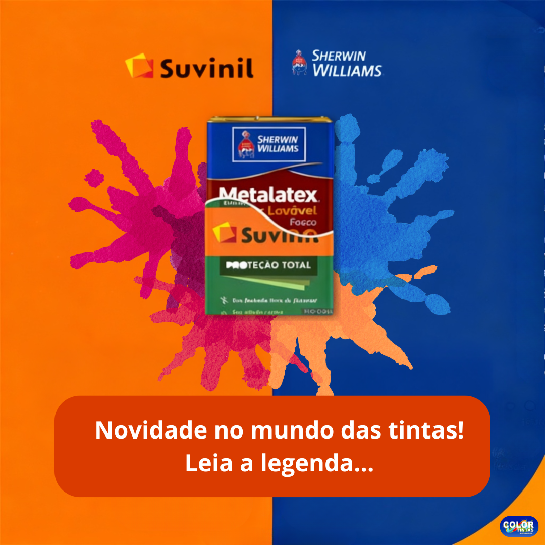 Novidade no mundo das tintas!