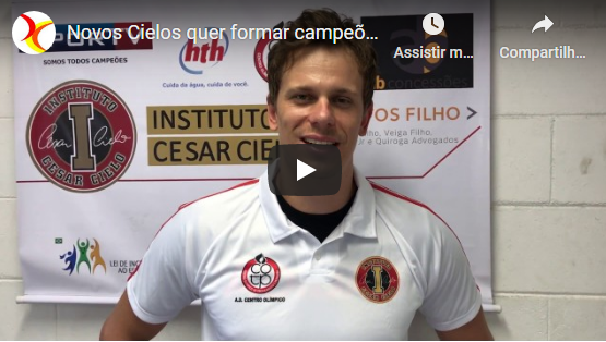 NOVOS CIELOS QUER FORMAR CAMPEÕES NA NATAÇÃO E NA SALA DE AULA NOVOS CIELOS QUER FORMAR CAMPEÕES NA NATAÇÃO E NA SALA DE AULA