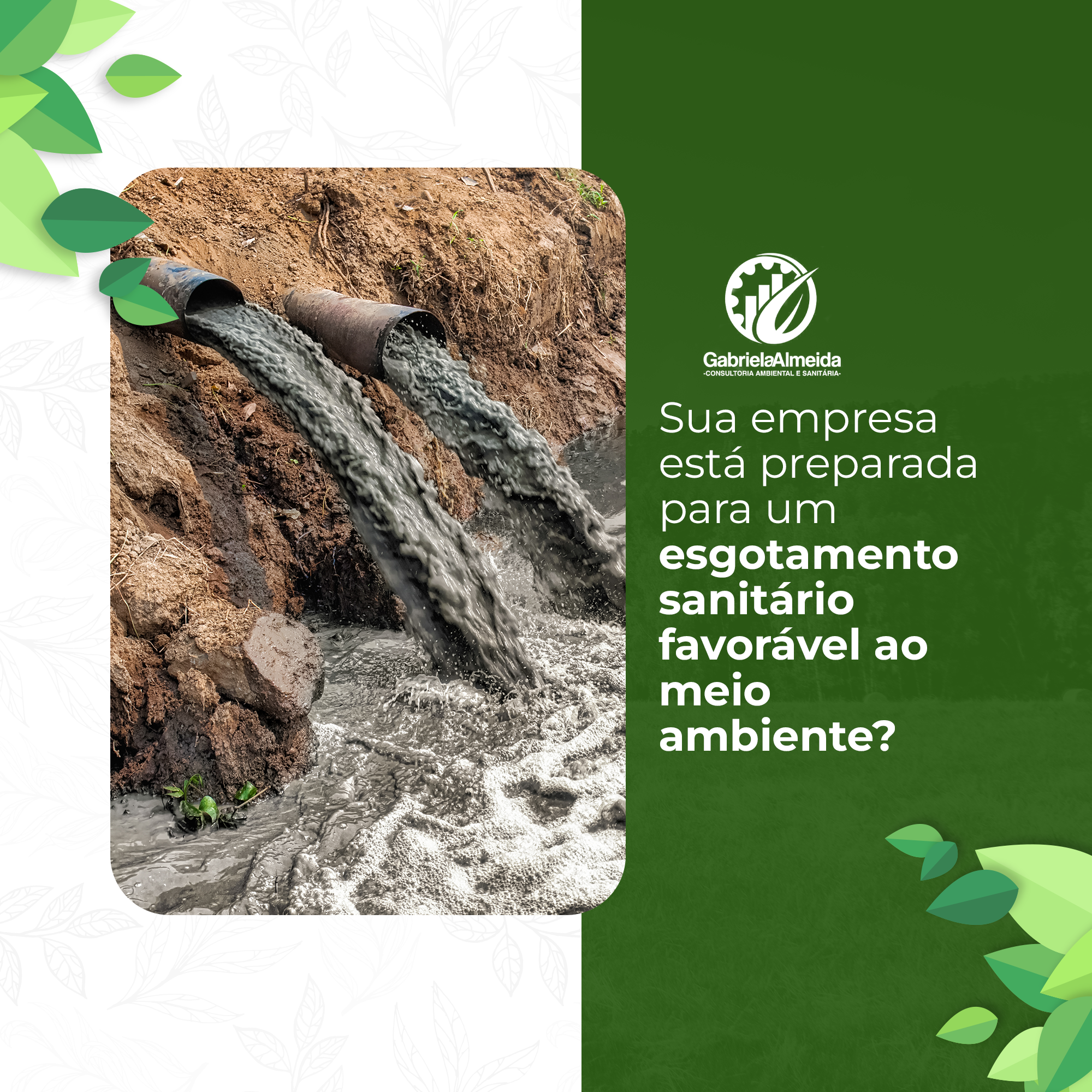Sua empresa está preparada para um esgotamento sanitário favorável ao meio ambiente