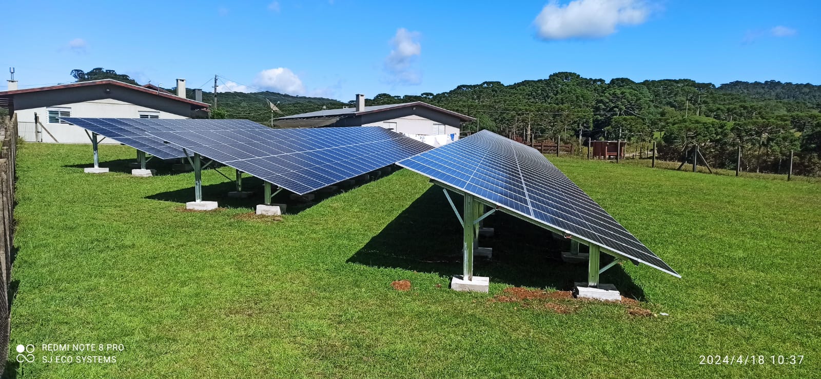 Usina solo 75kwp , Cambara do sul,