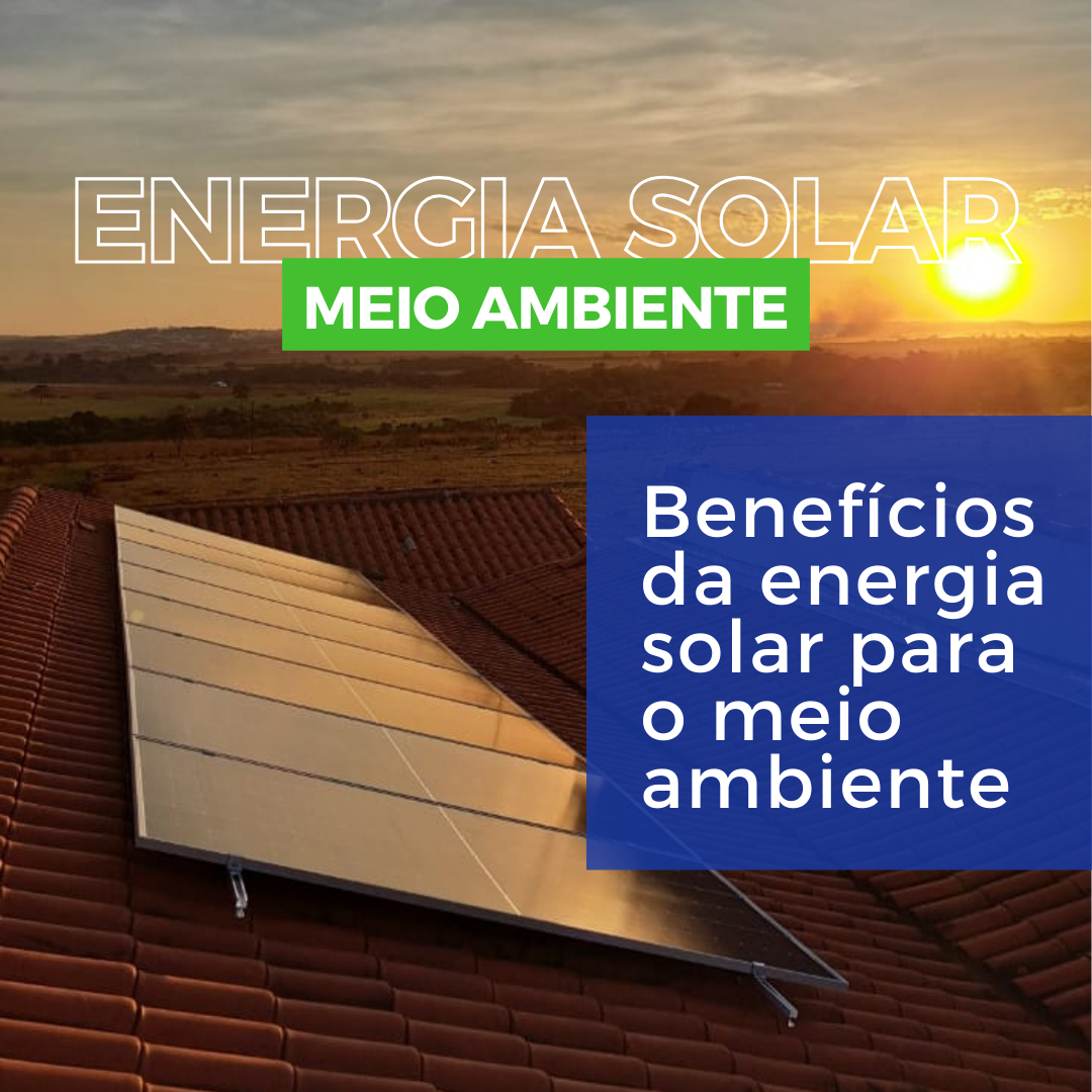 Energia solar post feed para instagram