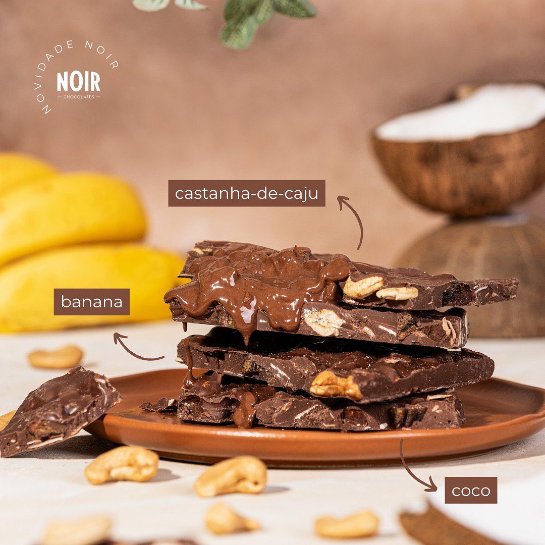 chocolates com castanha 