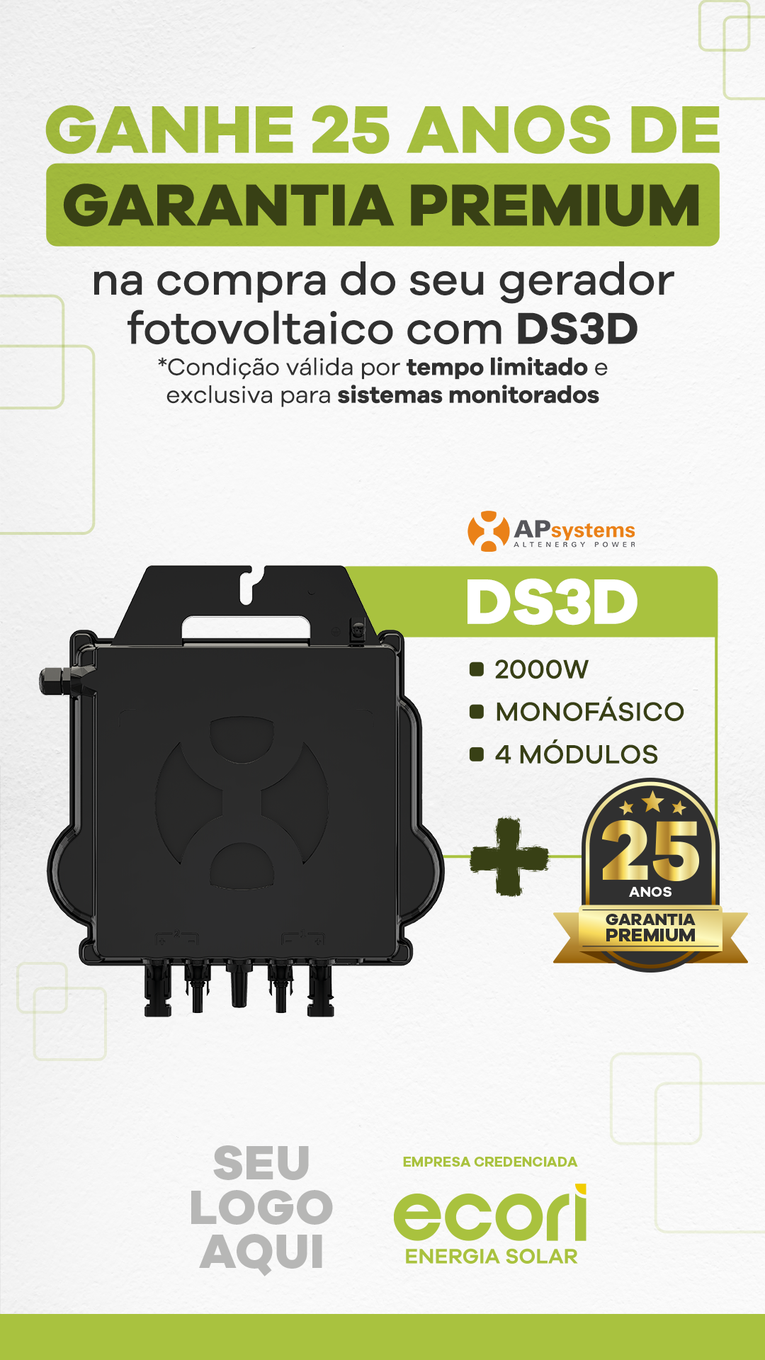 25 anos de garantia - Story